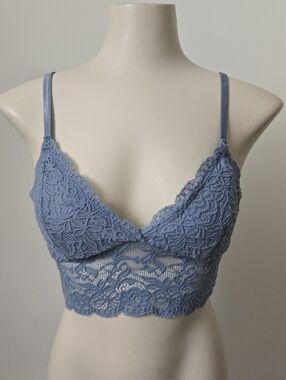 4/$20 ❤️ Essentials Lace Bralette in Dusty Blue (M)